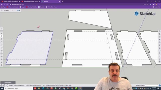 Create a Laser Cut Organizer with Sketchup - Beginner Friendly смотреть онлайн