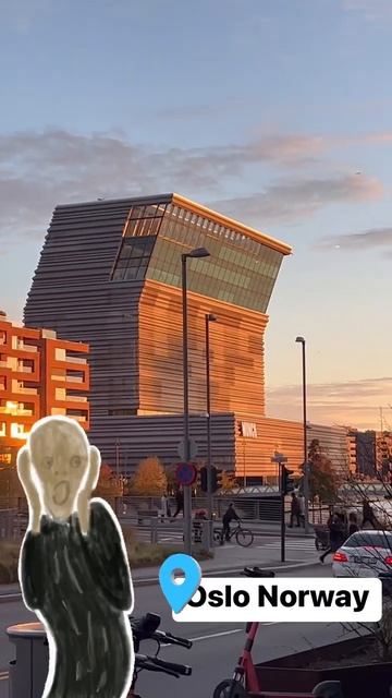 “The scream” by Edvard Munch. #oslo #norway #munch #travel #shorts #art смотреть онлайн