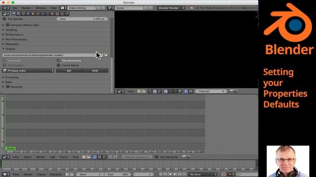 Blender Properties and User Preferences смотреть онлайн