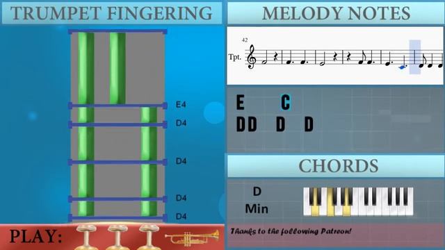 How to play Zebra by Beach House on Trumpet (Tutorial) смотреть онлайн