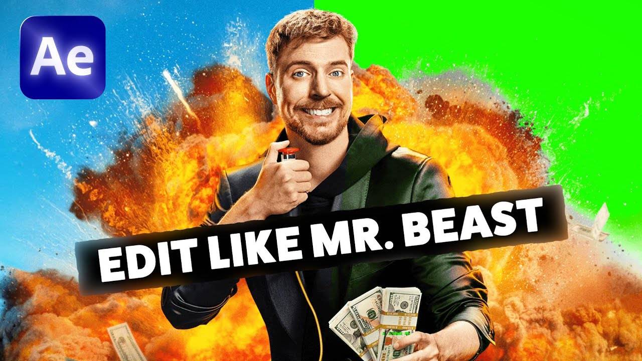 Создание моушн-графики в After Effects как в роликах MrBeast смотреть онлайн
