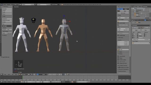 01 - Modeling a Low Poly Cop in Blender смотреть онлайн