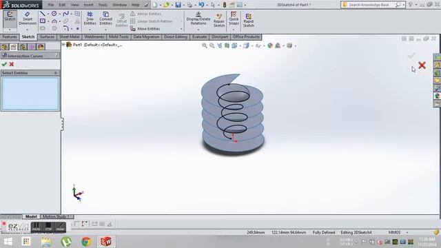 How to wind a coil around an irregular object in solidworks смотреть онлайн