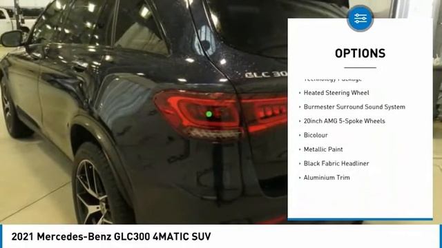 2021 Mercedes-Benz GLC300 4MATIC SUV FOR SALE In Brampton, ON 21MB790