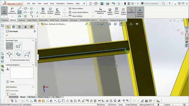 SolidWorks Simulation Rack смотреть онлайн