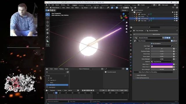blender-Procedural Mesh Trails Generator смотреть онлайн