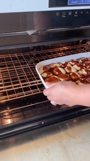 Cream Cheese Stuffed Cinnamon Balls #shorts