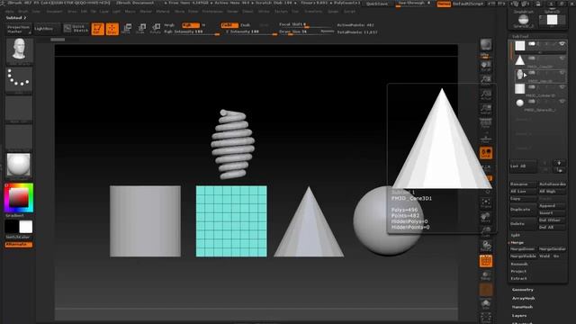 สอนการใข้ SubTool ใน Zbrush смотреть онлайн