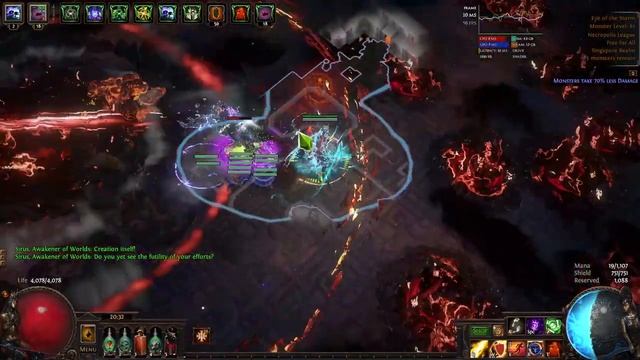 [PoE 3.24] Arakaali's Fang Necromancer // Uber Sirus // смотреть онлайн