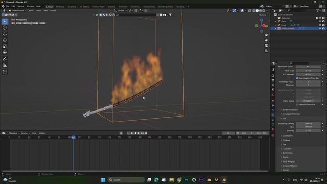 Set any Object on FIRE in Blender 4.0+ Tutorial! смотреть онлайн