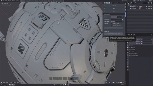 DECALmachine 2.0 - Update 1.8 Blend Files смотреть онлайн