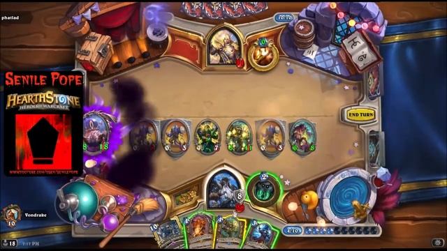 Hearthstone AoO: WILD - Reno Priest vs C'Thun Jade Druid - 4 9 2020 смотреть онлайн