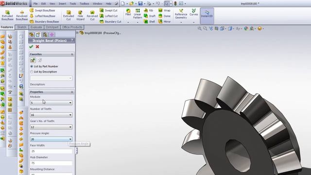SolidWorks Hazır Konik Dişli Modülü ve Step Dosya Dönüşümü 1 смотреть онлайн