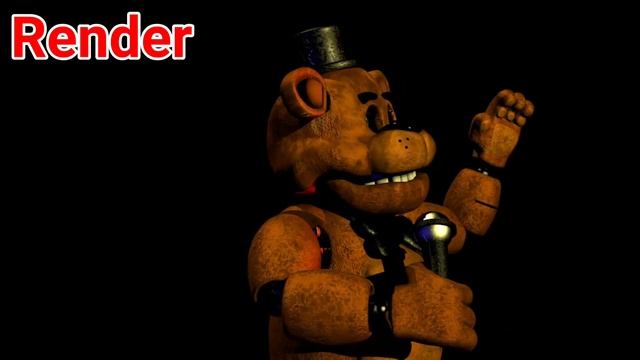 (CINEMA 4D) FREDDY FAZBEAR TEST ANIMATION (2 versions) смотреть онлайн