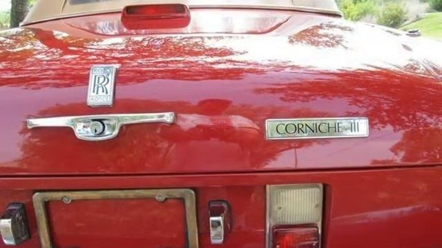 1991 Rolls Royce Corniche III Used Cars - Beaumont,TX - 2016-03-24 смотреть онлайн