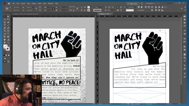 InDesign - Poster Tutorial смотреть онлайн