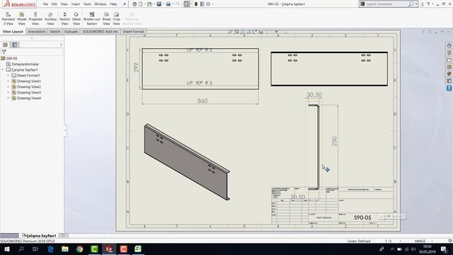 Solidworks Makro | Solidworks Otomatik Teknik Resim Şablonu Değiştirme | TEE Macro смотреть онлайн