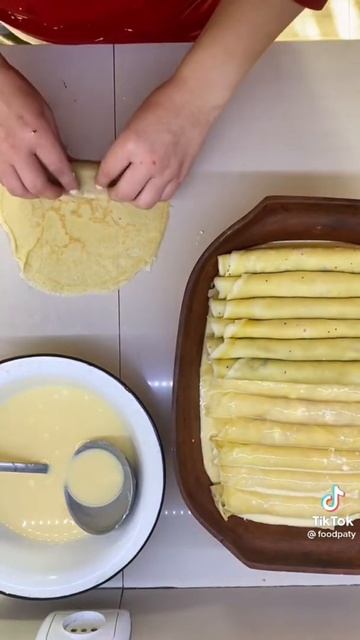 Блинчики с вишней