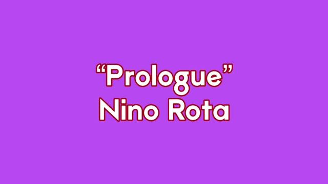Prologue - Nino Rota смотреть онлайн