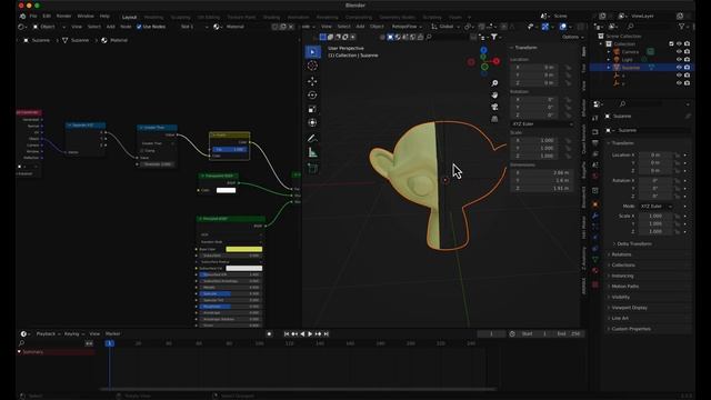 Create Cross Sections in X, Y and Z axis in Blender смотреть онлайн