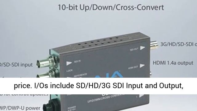 AJA UDC HD Up/Down/Cross Converter смотреть онлайн