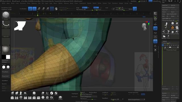 Earthworm Jim - ZBrush time-lapse using a mouse... :/ смотреть онлайн