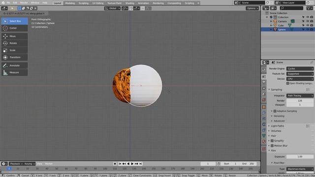2D vs 3D rock texture Blender Tutorial смотреть онлайн