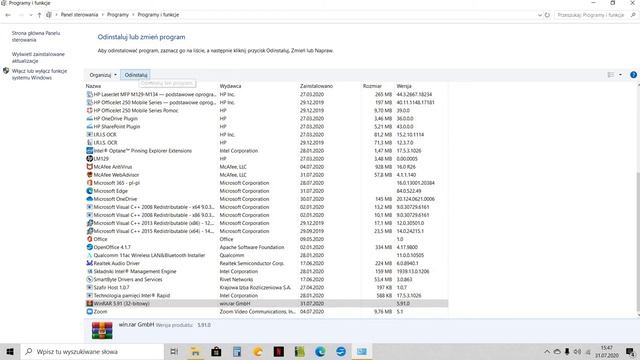 Odinstalowanie winrar смотреть онлайн