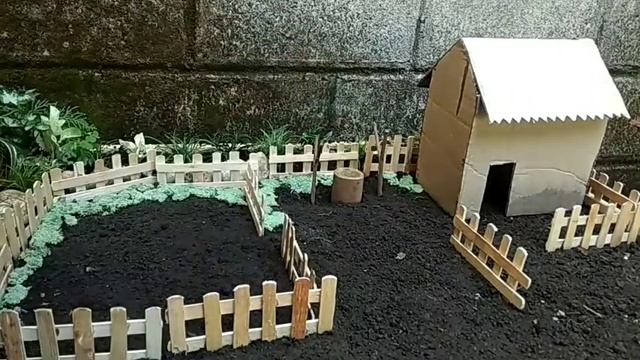 DIY : How Make a mini garden and goat Shed | home sweet home смотреть онлайн