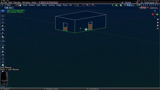 Blender 4.0 how to make sure correct U not O your house. смотреть онлайн