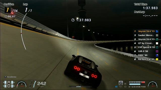 Gran Turismo 6 Like The Wind! Max Speed Test In A Bugatti Veyron 16.4 '13! 330 MPH! Episode 119!