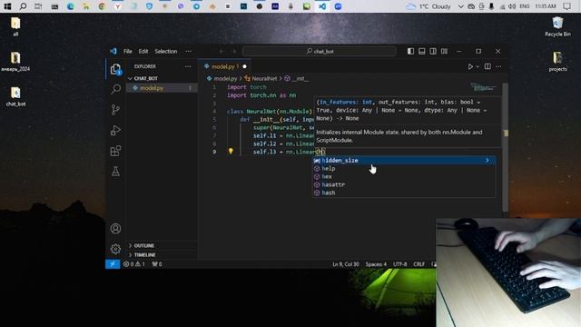 Создаём свою нейросеть ассистента на Python | ЧАСТЬ 1 смотреть онлайн