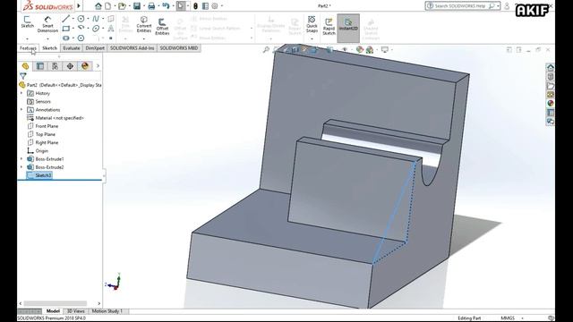 Solidworks Tutorial for Beginners Exercise 11 смотреть онлайн