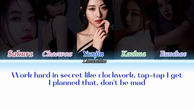 Le Sserafim Smart Color-coded Lyrics (English Ver)