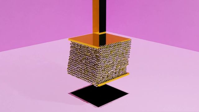Balls beeing squished (Blender Molecular addon test Render) смотреть онлайн