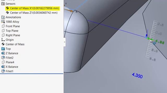 SOLIDWORKS: Optimizing the Location of the Center of Mass смотреть онлайн