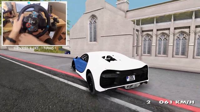2021 Bugatti Chiron GTA San Andreas 🚗 LOGITECH G29 ENB GRAPHIC REVIEW смотреть онлайн