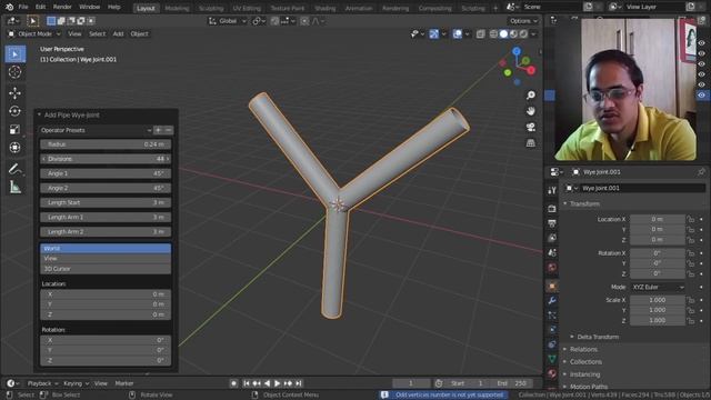 Blender Beginner Tutorial Pipes Telugu смотреть онлайн