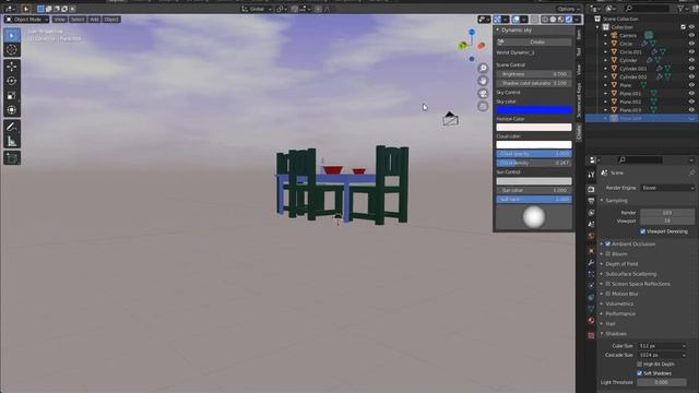 Blender 2.9 beginner tutorial series #4.3 - How to use dynamic sky in blender and world lighting смотреть онлайн