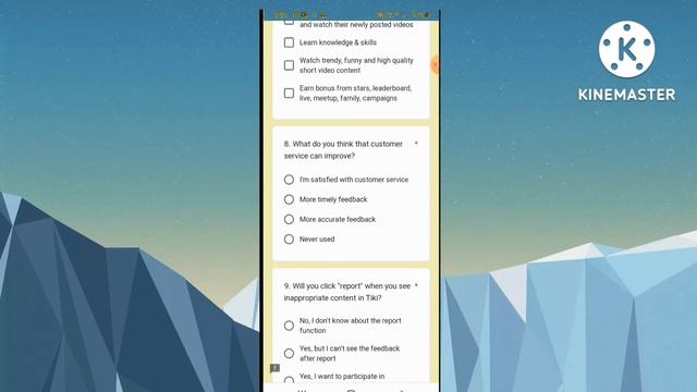 Tiki user survey form/Tiki apps new survey form/tiki apps pan code and withdrawal/tiki surver смотреть онлайн