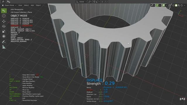 Speedflow basics - 04 - Parametric Gear - Blender 2.8 смотреть онлайн