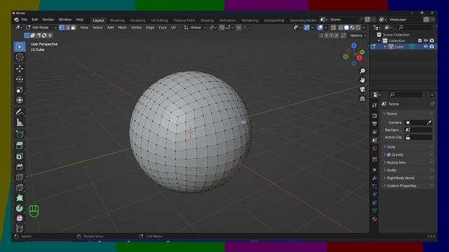 Blender 3.6 How To Subdivide In Blender - Tutorial For Beginners смотреть онлайн