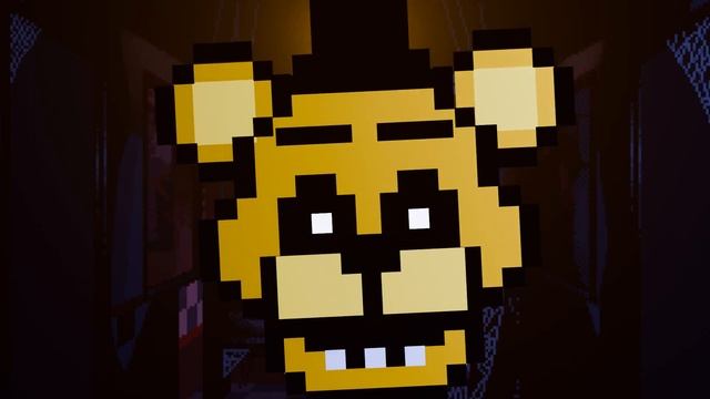 [FNAF/Blender] Golden Freddy Pixel Model (TEST) смотреть онлайн
