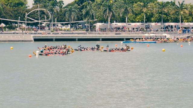 2017 Singapore Dragon Boat Festival - DBS Marina Regatta Singapore смотреть онлайн