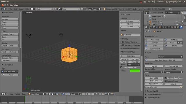 Quick and Easy Fluid Simulation Tutorial In Blender 2.62 смотреть онлайн