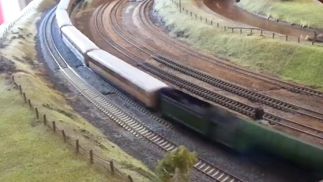 The HORNBY is, LNER Class P2 2-8-2 No.2002 'Earl Marischal' was running on OO Gauge Layout. (V4) смотреть онлайн