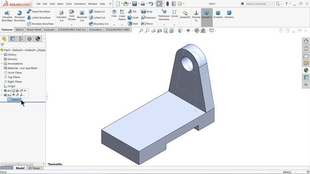 SolidWorks Tutorial for beginners Exercise 57 смотреть онлайн