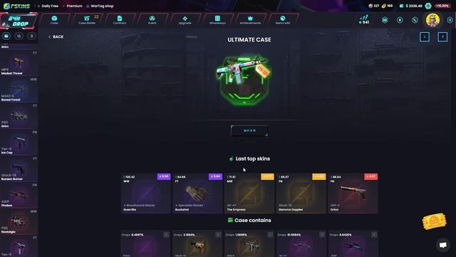 Herkese ''1$'' veren site! | FSKINS Giveaway (18$ AK47 NEON RIDER) | CS KASA AÇILIMI смотреть онлайн