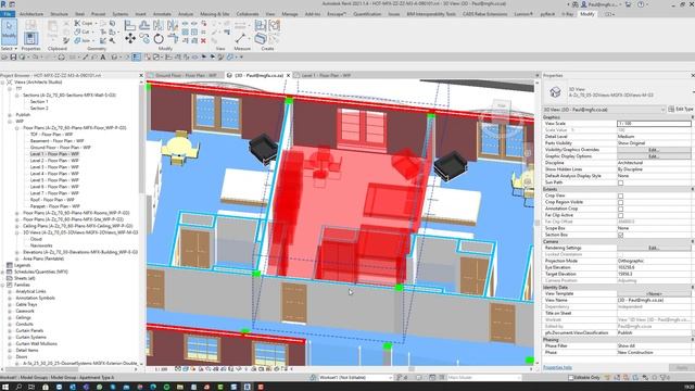Revit 2022 Groups – Behavior of walls and Doors смотреть онлайн
