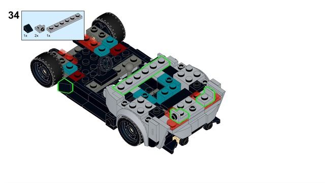 Tutorial - LBWK Supra | Lego Speed Champions 76909 Alternate Build Instructions